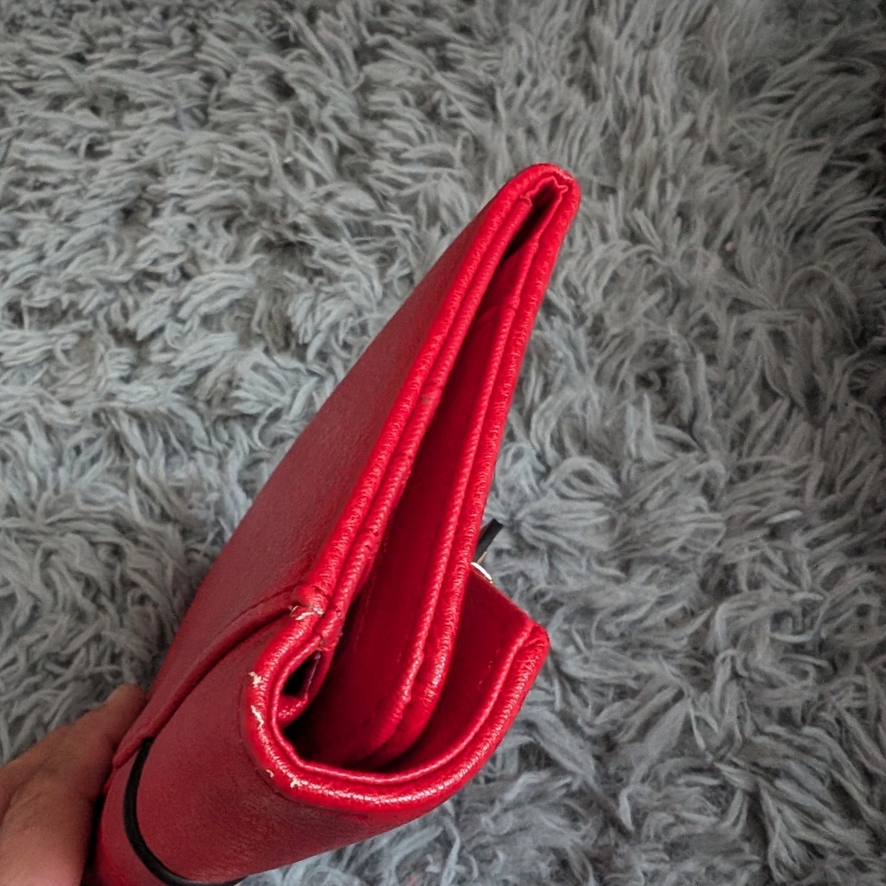 **5/$25** Red and gold wristlet / clutch - Picture 3 of 7